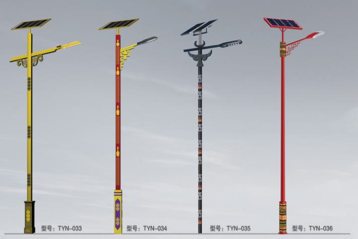 民族特色太阳能道路灯