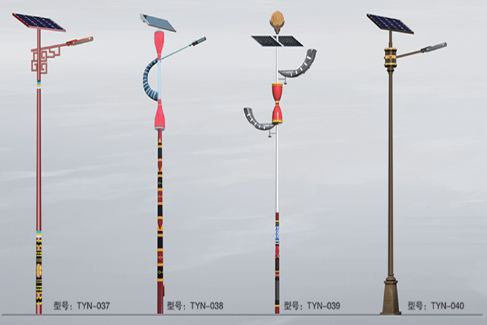 民族特色太阳能道路灯