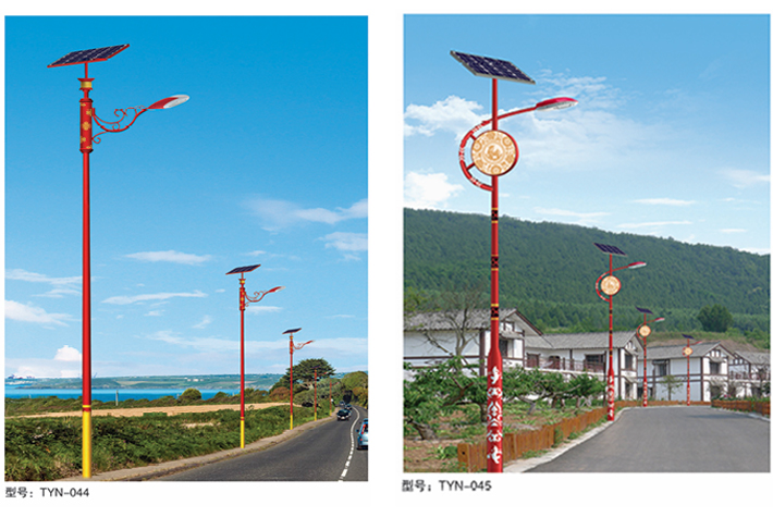 民族特色太阳能道路灯